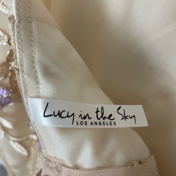 Lucy in the Sky— Bodycon Mini Dress— Gold & Purple- Size xs— Homecoming— hoco - Picture 7 of 7